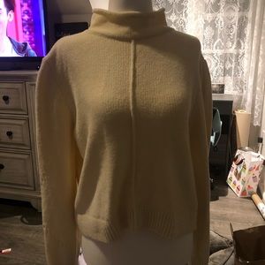 Cream turtle neck sweater